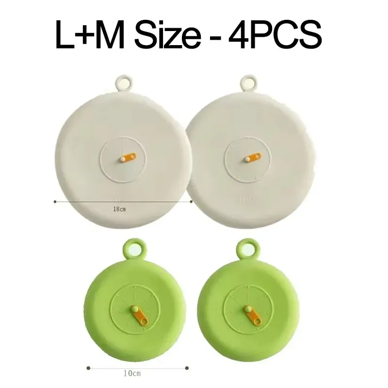 Couvercle universel extensible en silicone pour bol, conservation de la fraîcheur, compatible réfrigérateur et four à micro-ondes 8