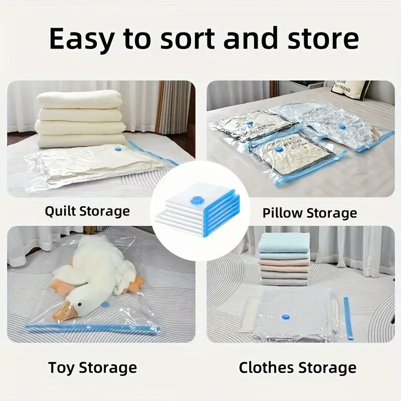 Couette rangée dans un sac de compression