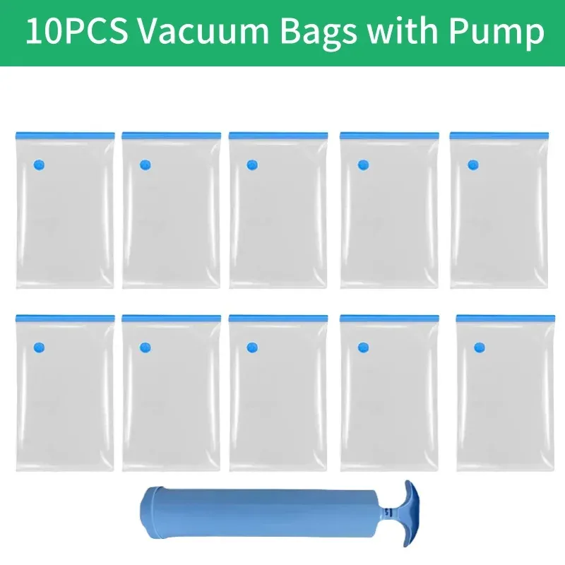 Sacs de rangement sous vide pour couettes et couvertures, lot de 1 à 10 7