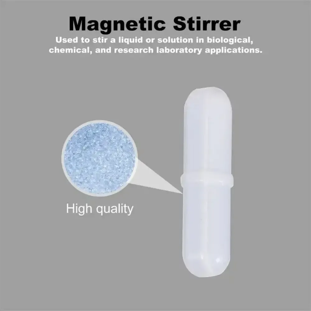 Barreaux aimantés en PTFE blanc, 6 à 15 mm, multi-tailles, faciles à nettoyer, lot de 10 5