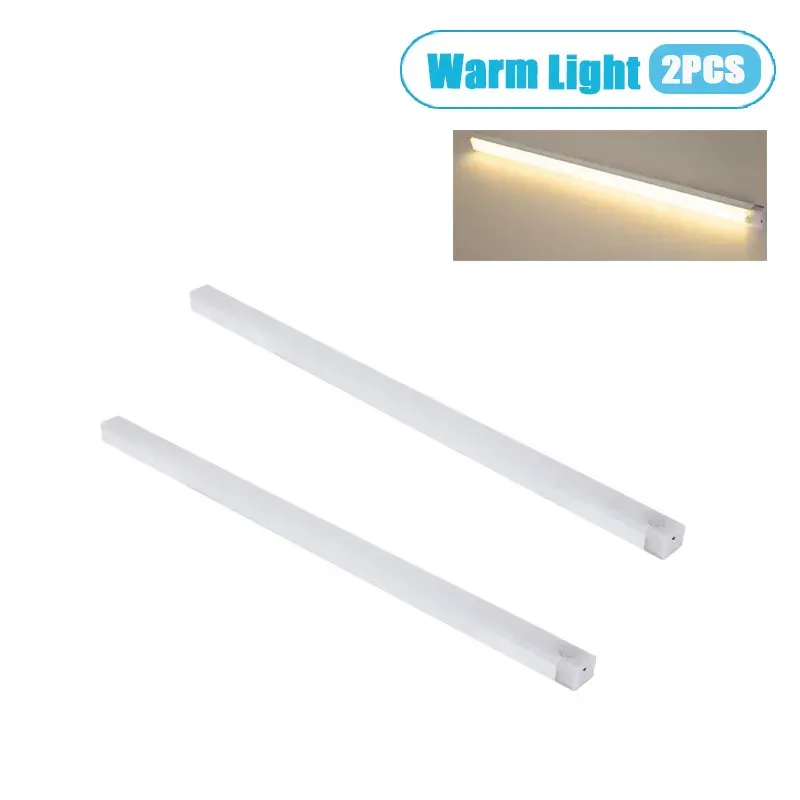 1/2/4 pcs lampe LED à détecteur de mouvement pour sous-armoire, rechargeable, avec bande magnétique, pour cuisine et placard 9