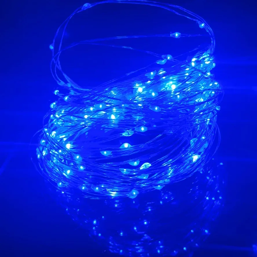 Guirlande lumineuse LED à alimentation USB, 8 modes d'éclairage – Décoration de Noël et de fête 12