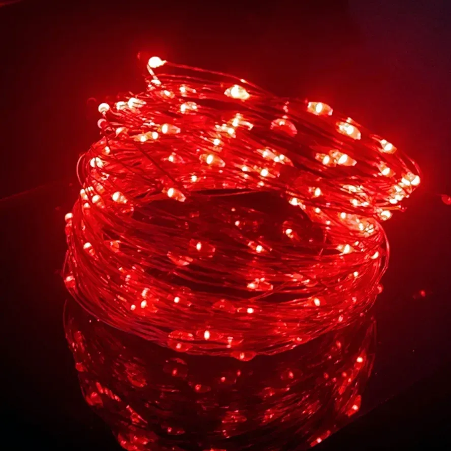 Guirlande lumineuse LED à alimentation USB, 8 modes d'éclairage – Décoration de Noël et de fête 14