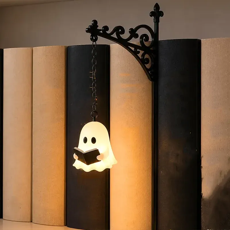 Lampe LED lanterne pour étagère de bibliothèque, mini veilleuse décorative
