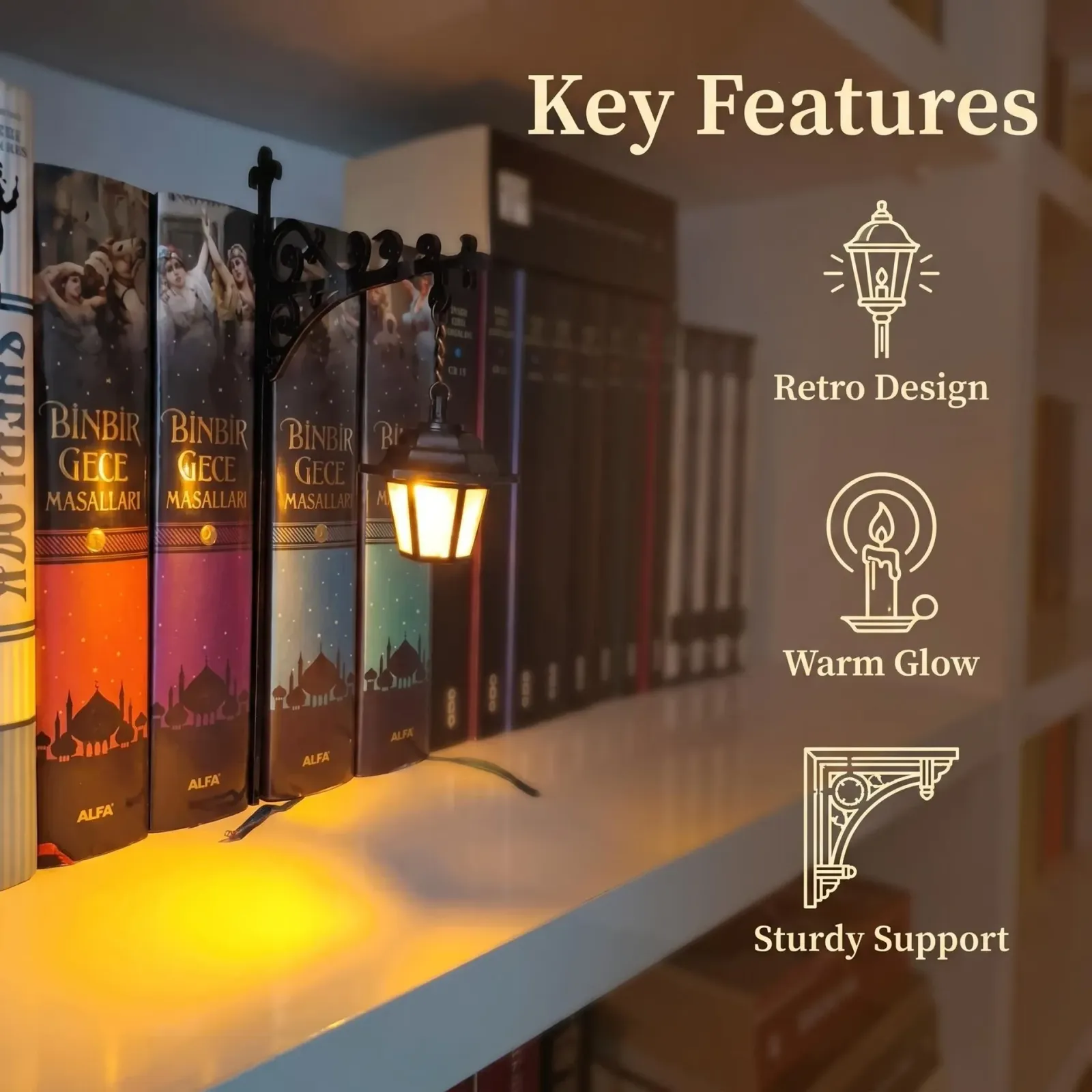 Détail du design de la lampe LED