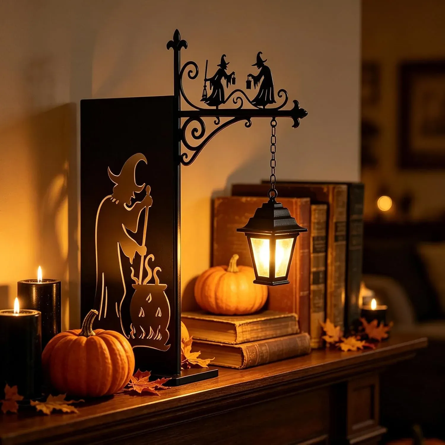 Lampe LED lanterne pour étagère de bibliothèque, mini veilleuse décorative 8
