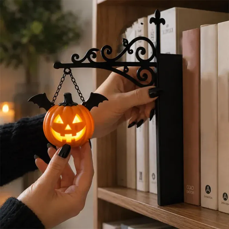Lampe LED lanterne pour étagère de bibliothèque, mini veilleuse décorative 12