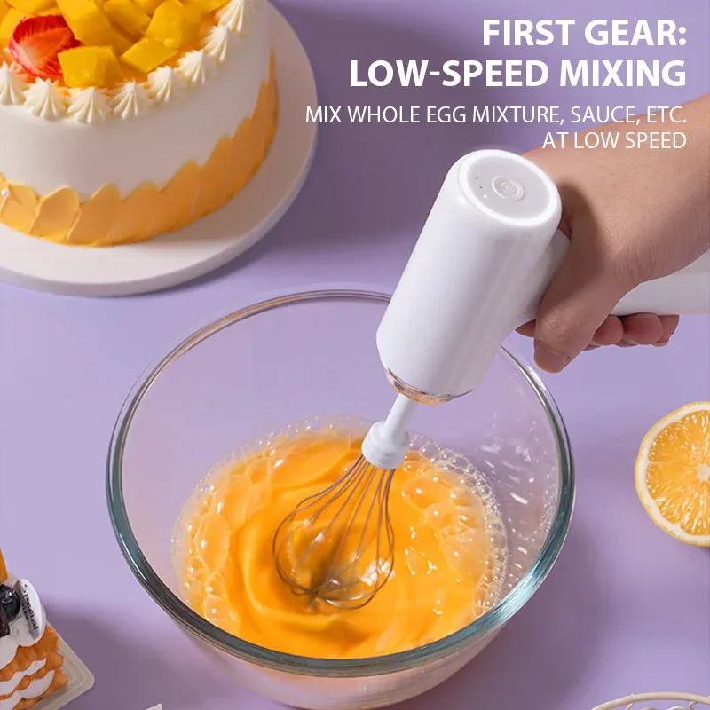 Batteur électrique sans fil portable pour œufs et crèmes de pâtisserie 4