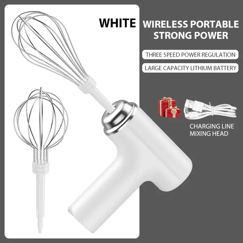 Batteur électrique sans fil portable pour œufs et crèmes de pâtisserie 8