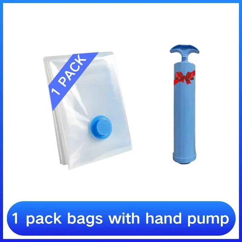 Sacs de rangement sous vide pour vêtements, literie et couvertures, organisateur de garde-robe 11