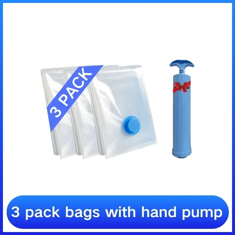 Sacs de rangement sous vide pour vêtements, literie et couvertures, organisateur de garde-robe 13