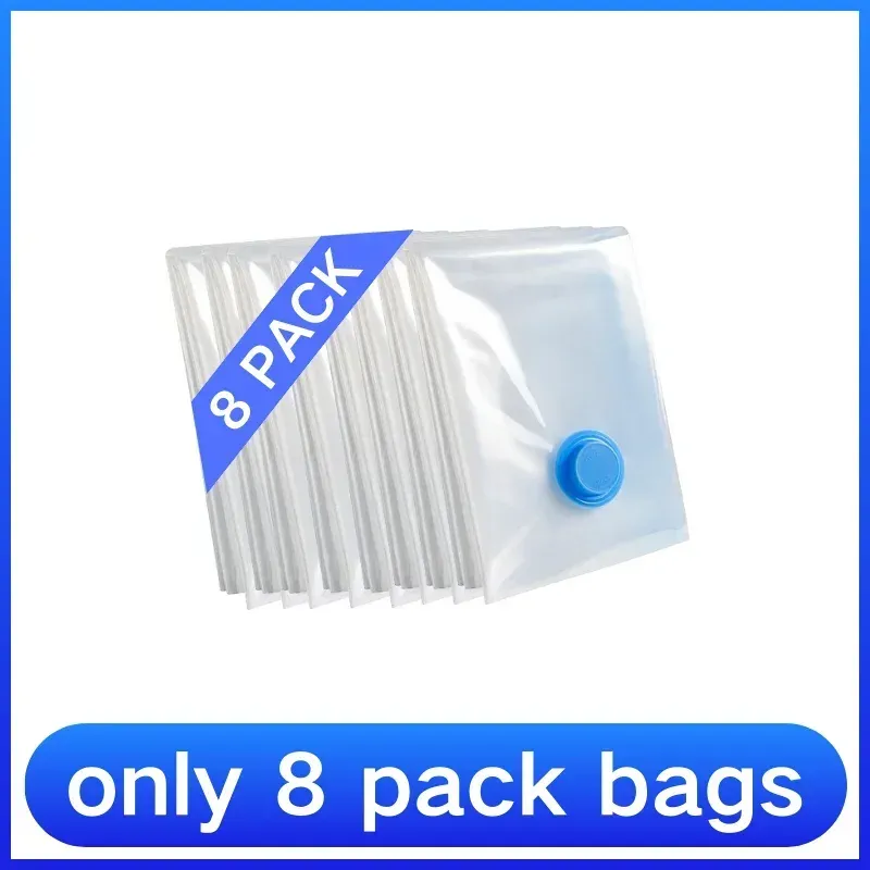 Sacs de rangement sous vide pour vêtements, literie et couvertures, organisateur de garde-robe 10