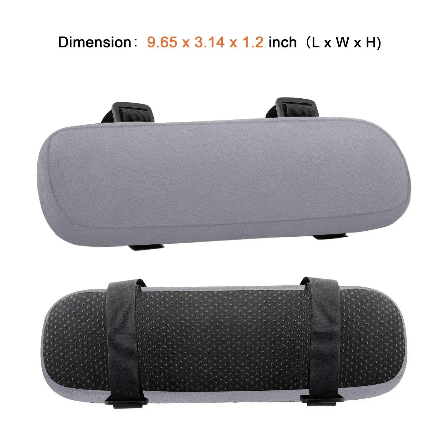 Coussinets d'accoudoir pour chaise de bureau, vue d'ensemble