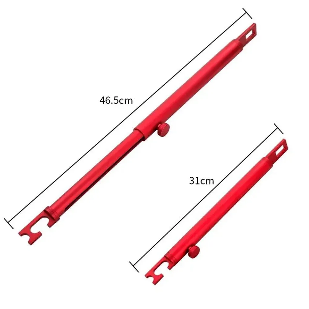 Tige de support rétractable pour capot de coffre de voiture, 32-46 cm 4