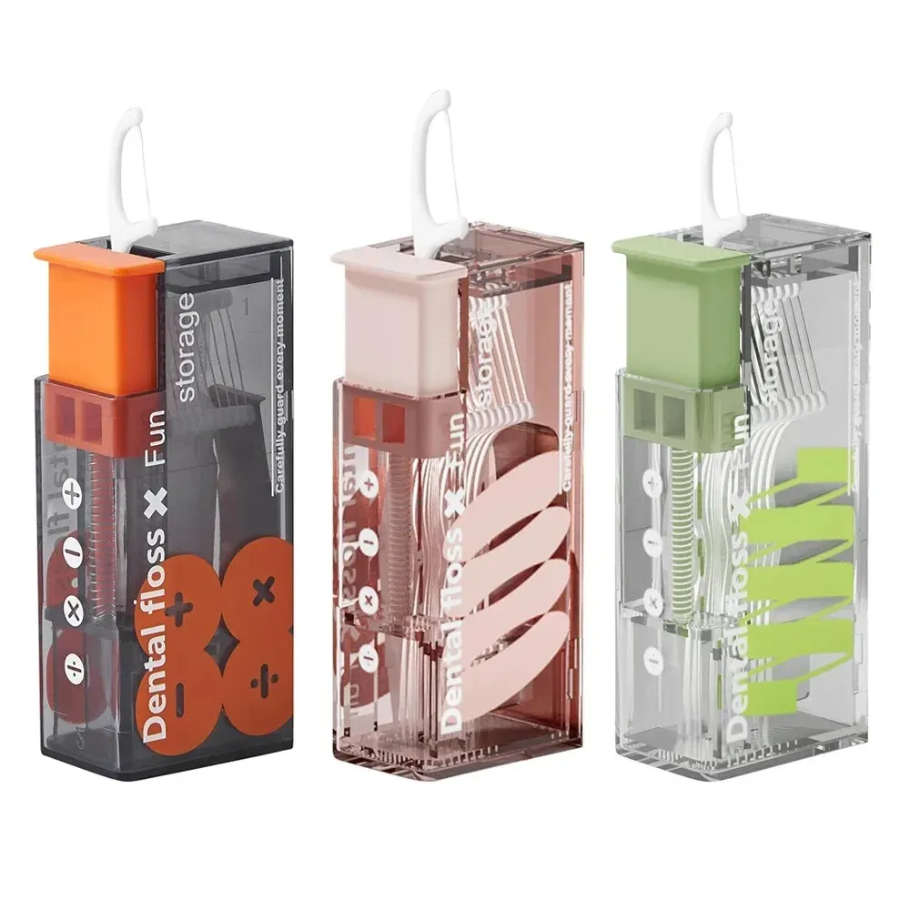 Distributeur de fil dentaire, design compact