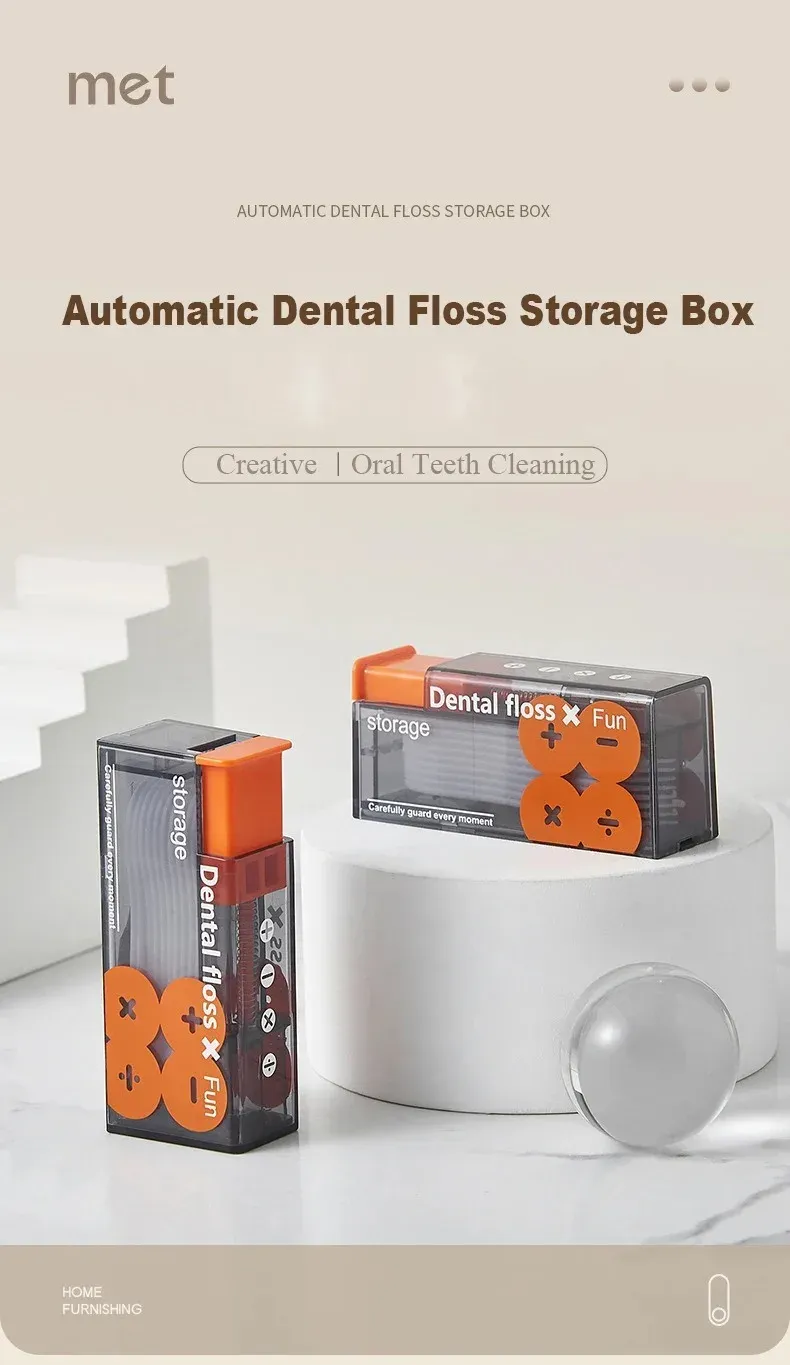 Distributeur de fil dentaire, format portable
