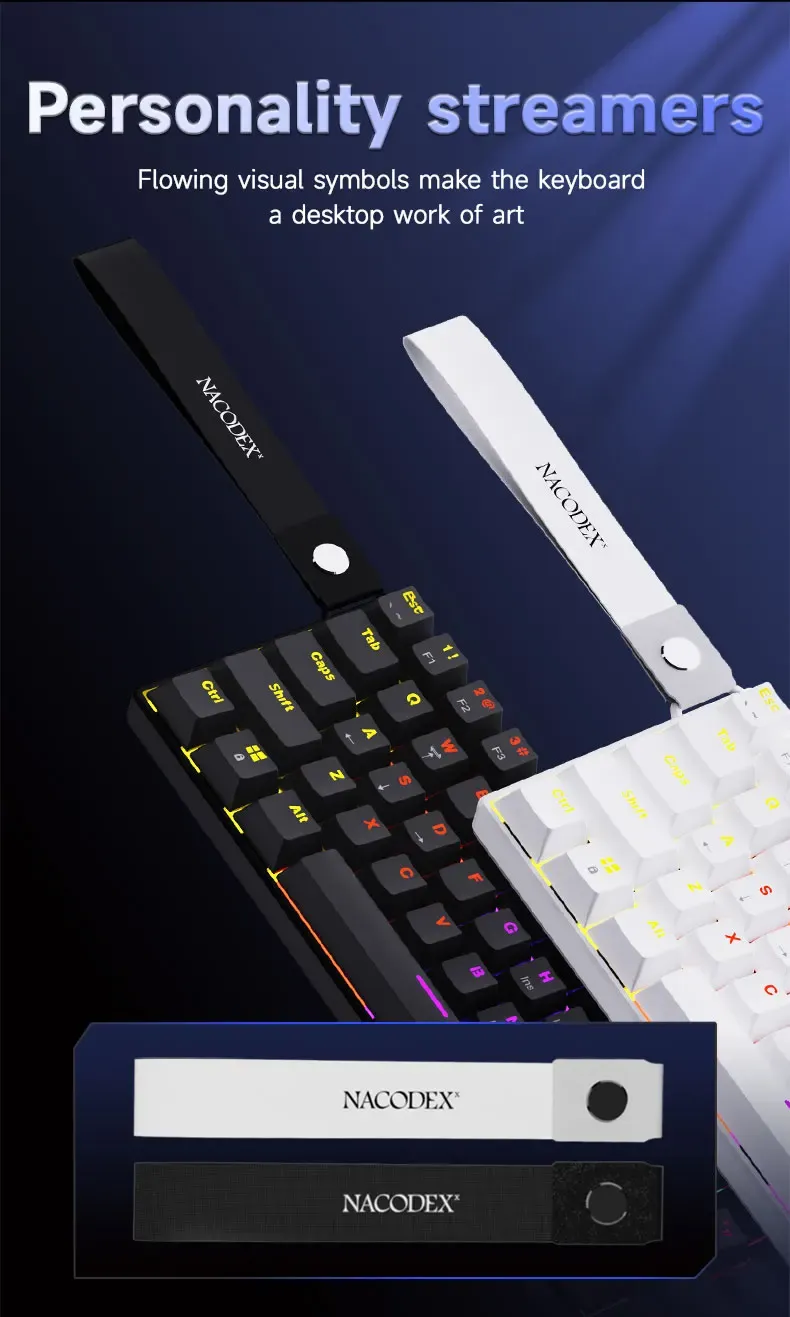 Rétroéclairage multicolore du clavier AJAZZ NK61