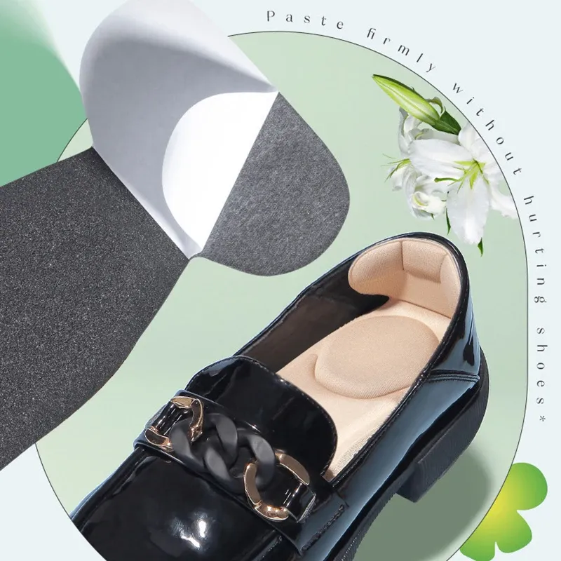 Semelles intérieures en mousse à mémoire de forme pour femmes : antidérapantes, découpables et avec protection du talon pour chaussures à talons hauts 5