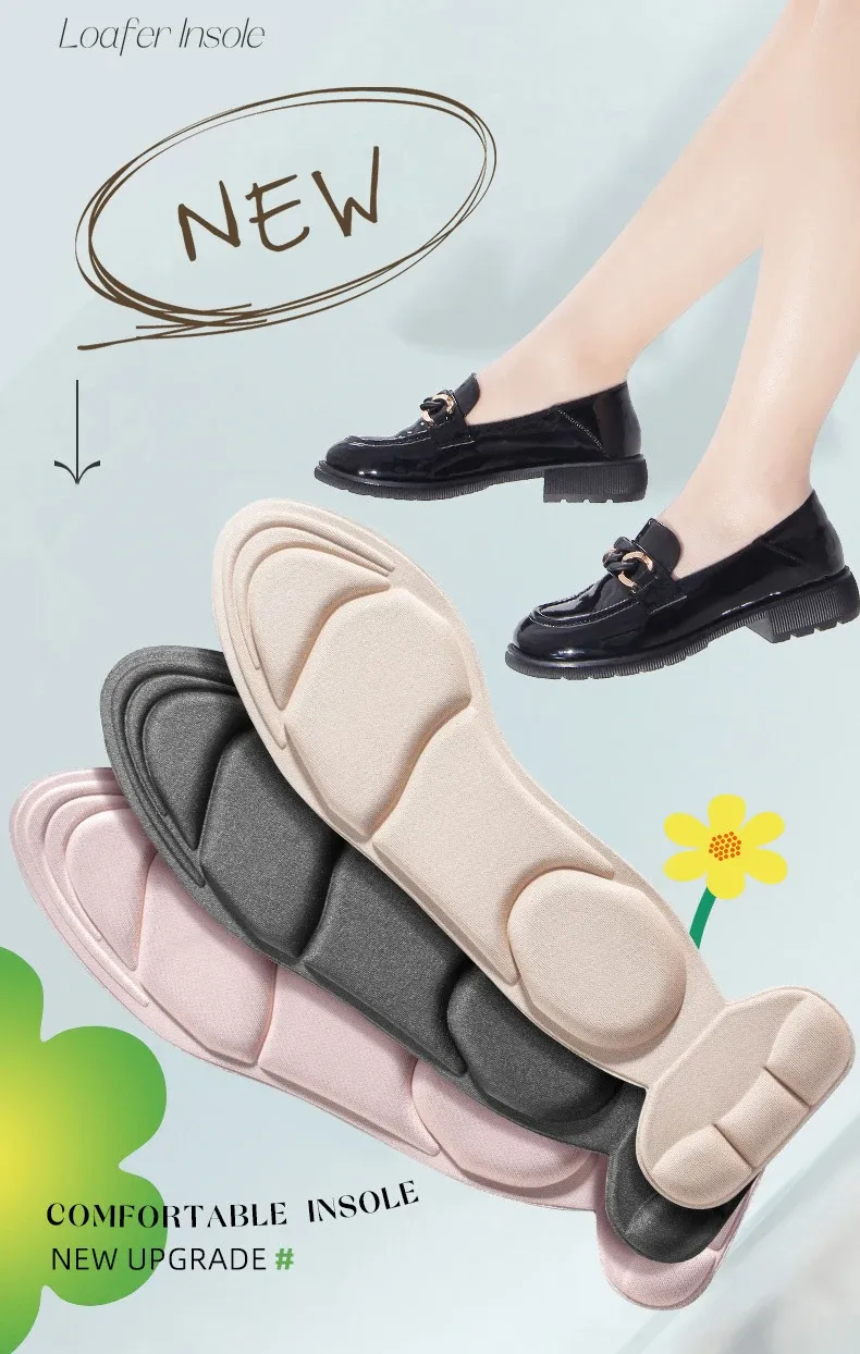 Semelle intérieure en mousse à mémoire de forme, vue de détail