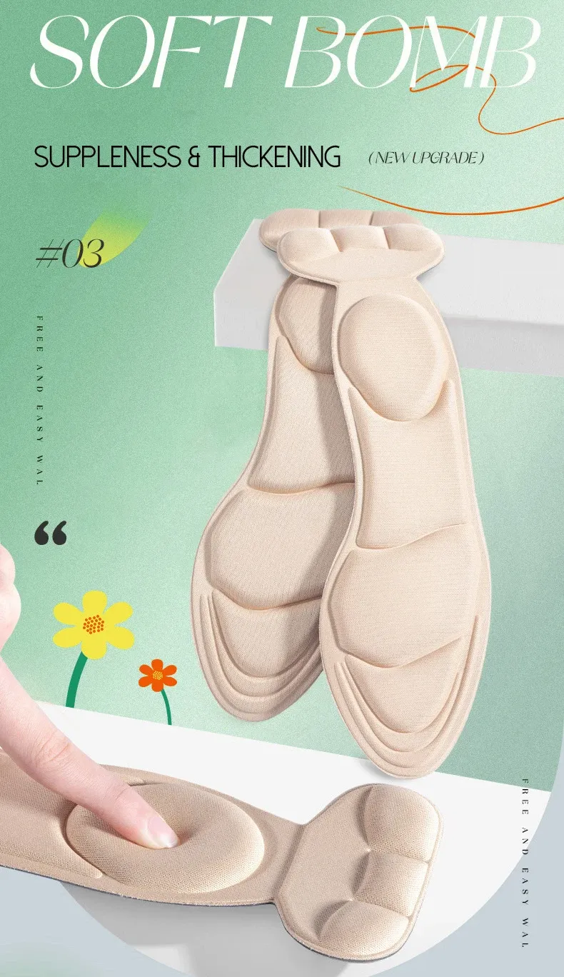 Protection du talon par semelle en mousse
