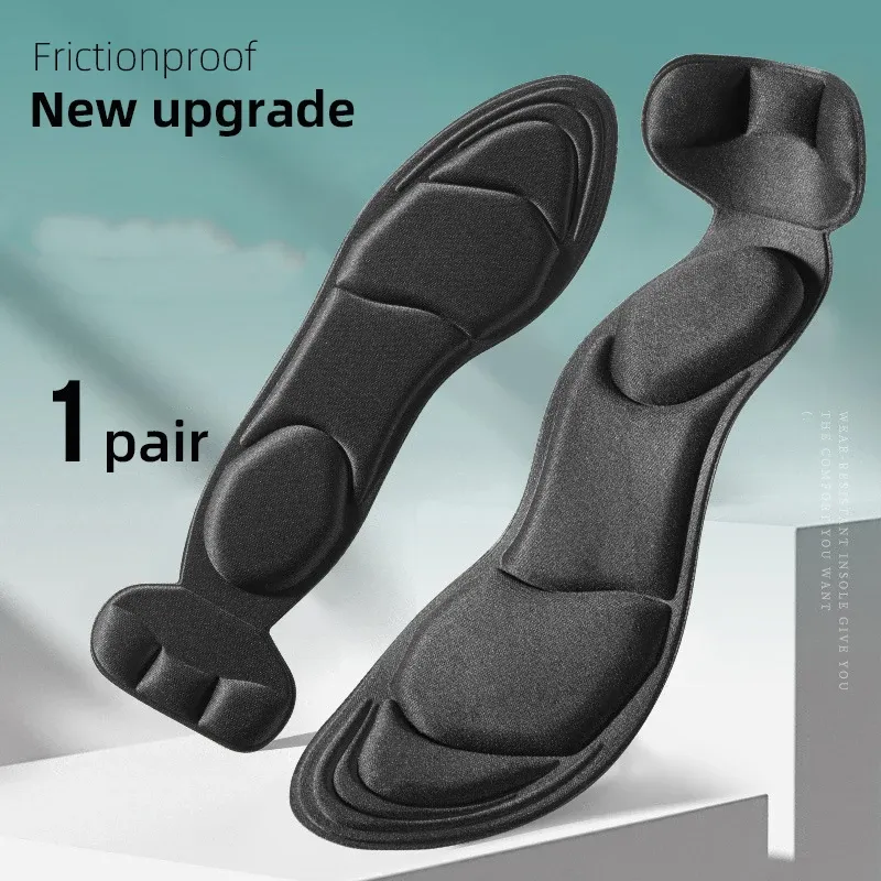Semelles intérieures en mousse à mémoire de forme pour femmes : antidérapantes, découpables et avec protection du talon pour chaussures à talons hauts 10