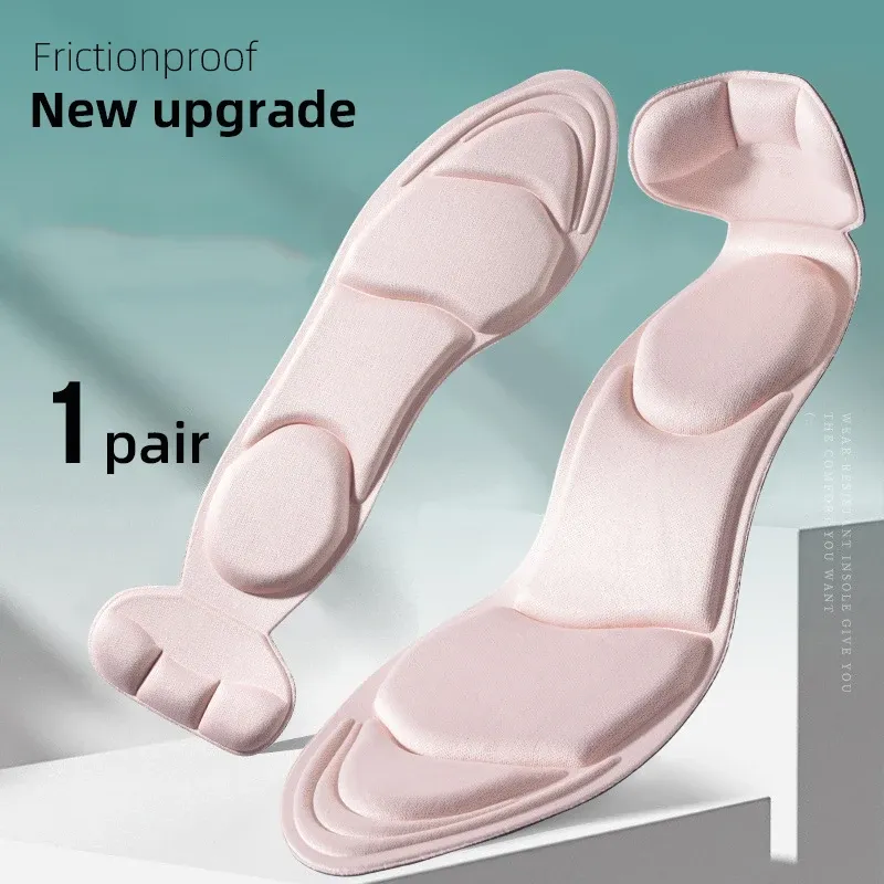 Semelles intérieures en mousse à mémoire de forme pour femmes : antidérapantes, découpables et avec protection du talon pour chaussures à talons hauts 11