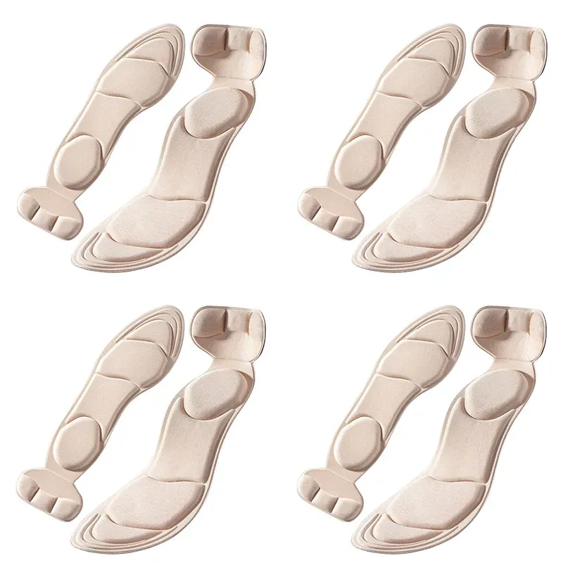 Semelles intérieures en mousse à mémoire de forme pour femmes : antidérapantes, découpables et avec protection du talon pour chaussures à talons hauts 12
