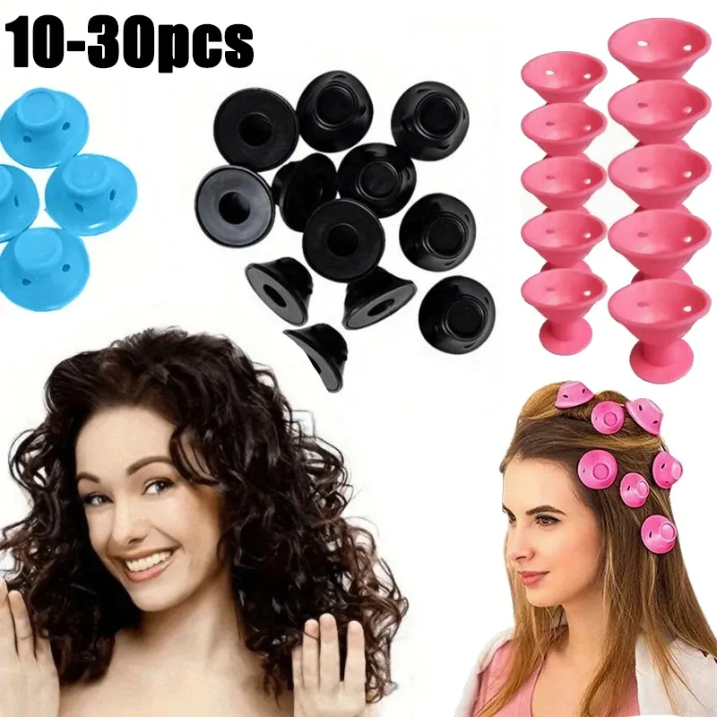 Bigoudis en silicone pour boucles naturelles
