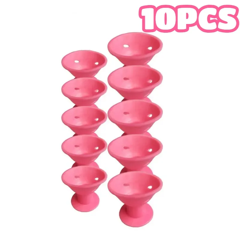 Bigoudis magiques souples en forme de champignon sans chaleur, lot de 10 à 30 pièces, tiges de bouclage sans effort pour tous types de cheveux 8