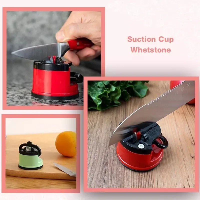 Affûteur de couteaux à aspiration, outil d'affûtage facile et sûr pour couteaux de chef et couteaux damas 5