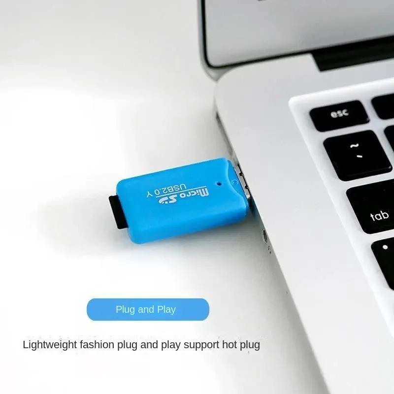 Lecteur de carte micro-SD/TF USB 2.0 Mini, adaptateur haute vitesse pour téléphone portable et ordinateur portable, NNBILI 4