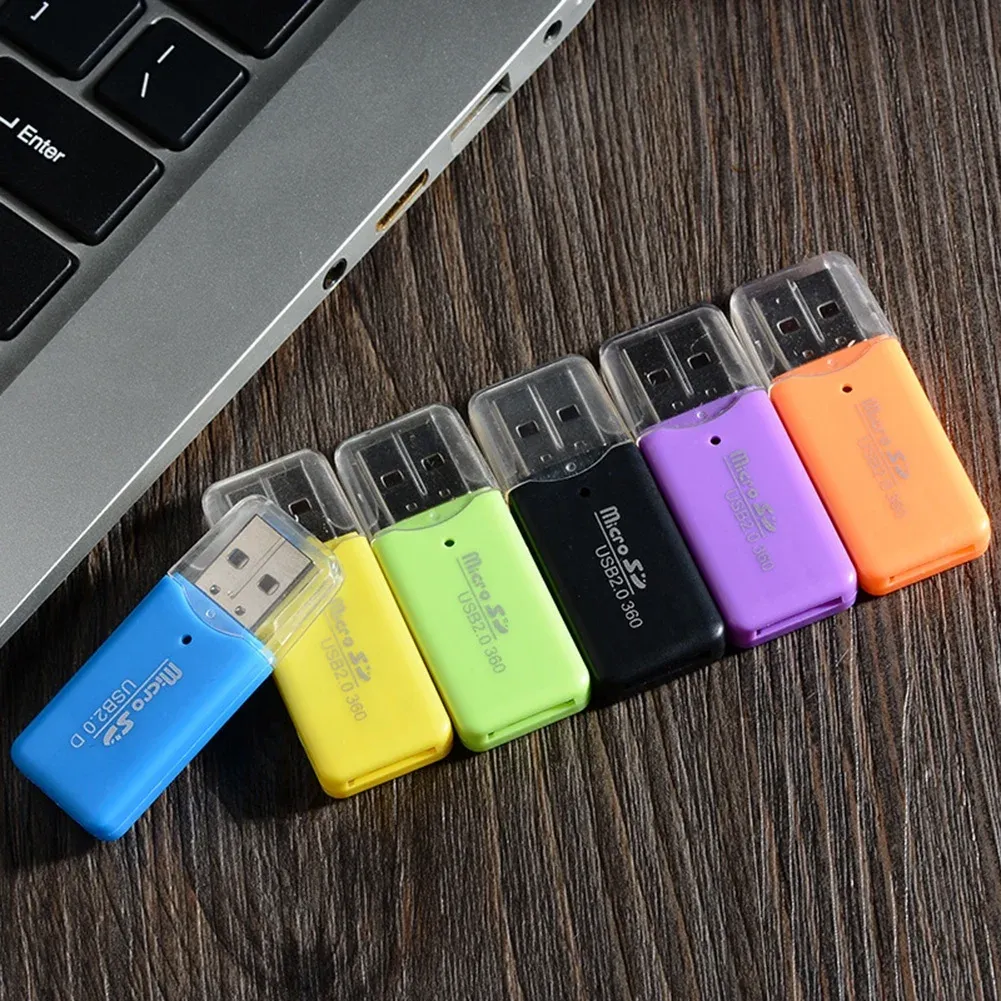 Lecteur de cartes microSD USB compact, vue principale