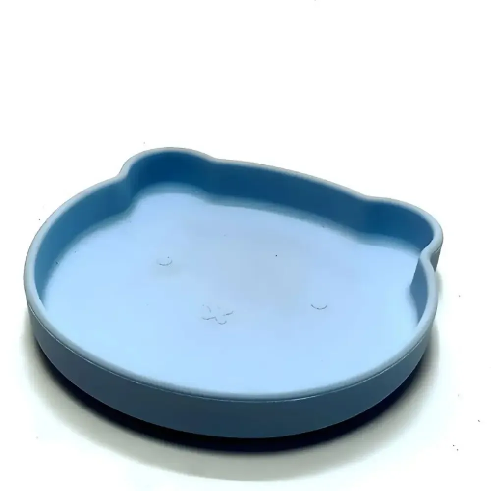 Ensemble de vaisselle en silicone pour enfants : assiette, bol, gobelet, fourchette et cuillère pour bébé 8