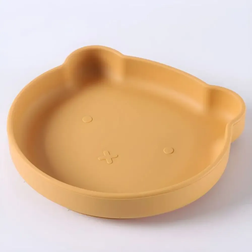 Ensemble de vaisselle en silicone pour enfants : assiette, bol, gobelet, fourchette et cuillère pour bébé 13