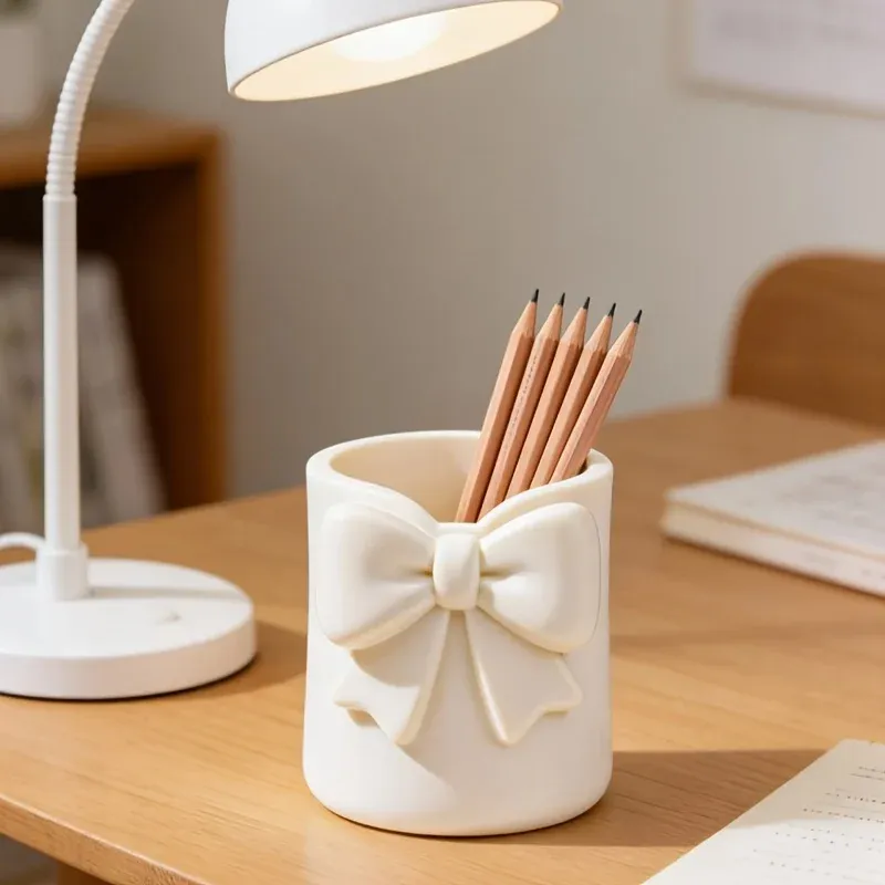 Organiseur de bureau 3D vue latérale