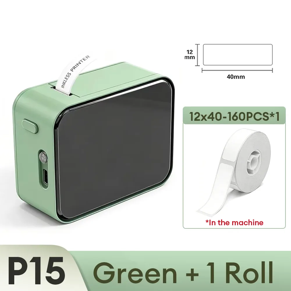 Marklife P15 – Imprimante d'étiquettes thermique portable Bluetooth, sans encre, pour étiquettes de prix 9