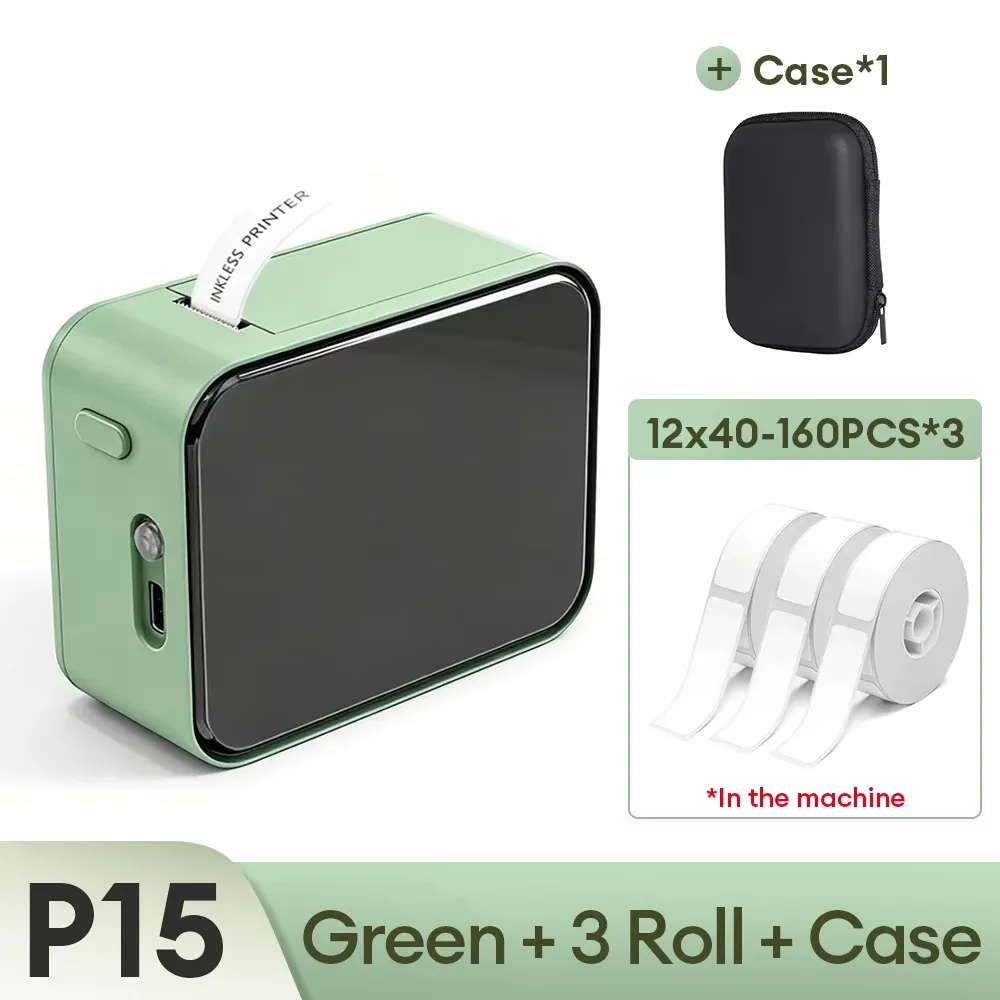 Marklife P15 – Imprimante d'étiquettes thermique portable Bluetooth, sans encre, pour étiquettes de prix 8