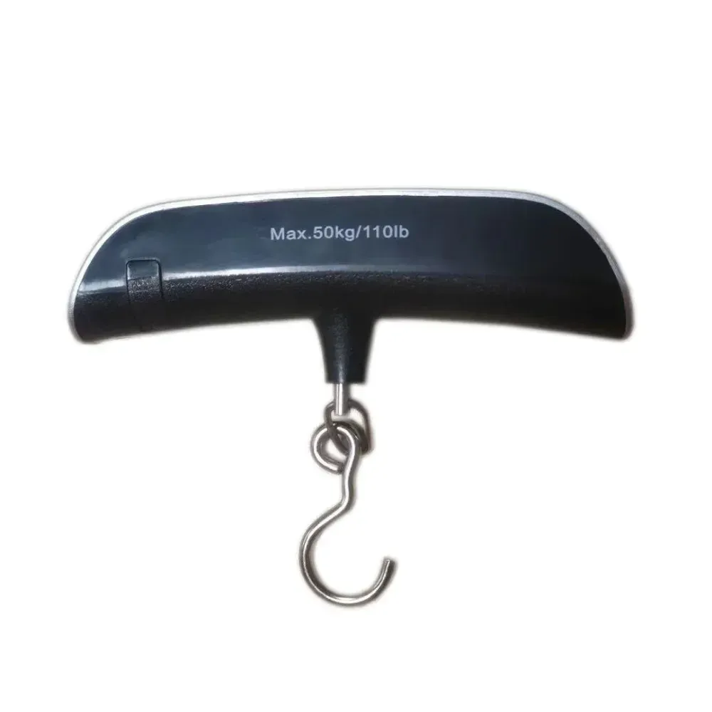 Balance électronique portable pour bagages à main 50 kg/110 lb, écran LCD numérique, balance de précision pour valises, outil de pesée de bagages de voyage 2