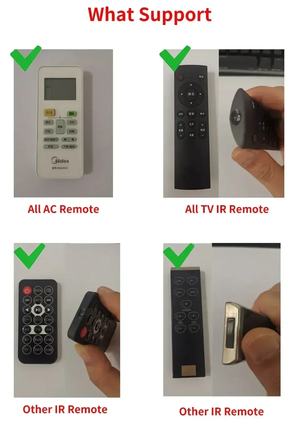 Guide d'utilisation de la télécommande infrarouge