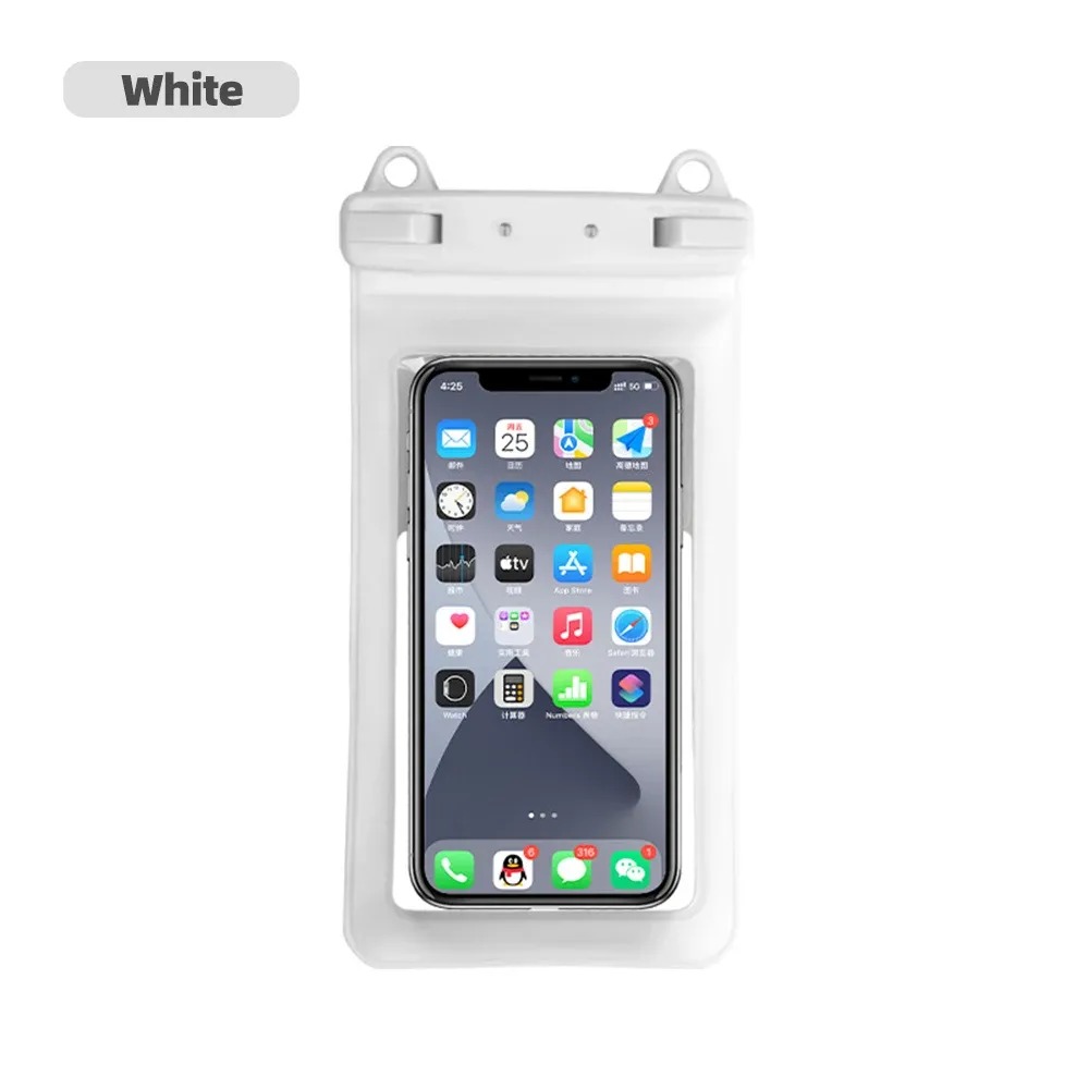 Pochette étanche pour smartphone, housse de natation en PVC pour iPhone 12 Pro, XS Max, XR, X, 8, 7 et Galaxy S10 7