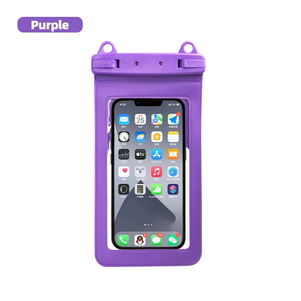 Pochette étanche pour smartphone, housse de natation en PVC pour iPhone 12 Pro, XS Max, XR, X, 8, 7 et Galaxy S10 9