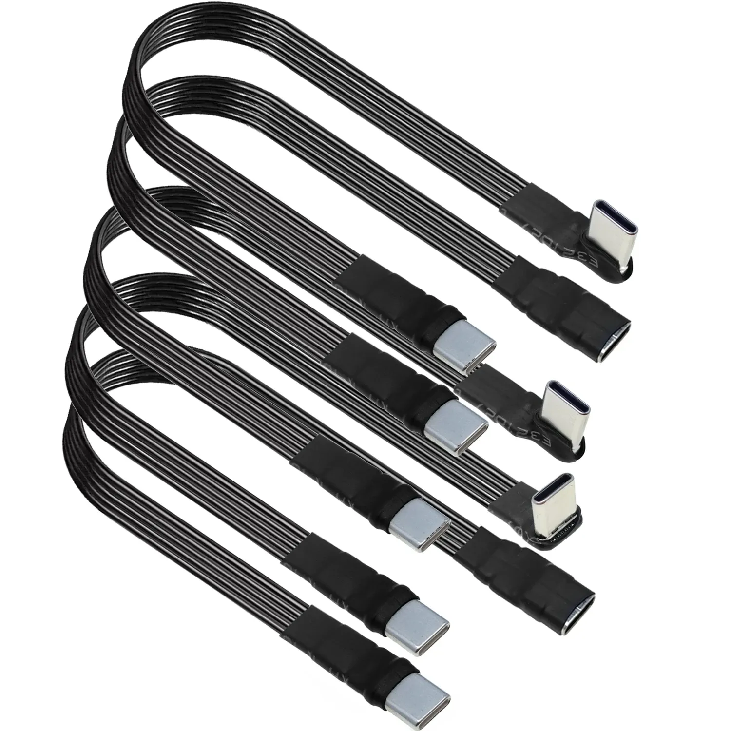 Câble d'extension USB-C vers USB-C 2.0 plat FPC 3 A, 5 à 100 cm
