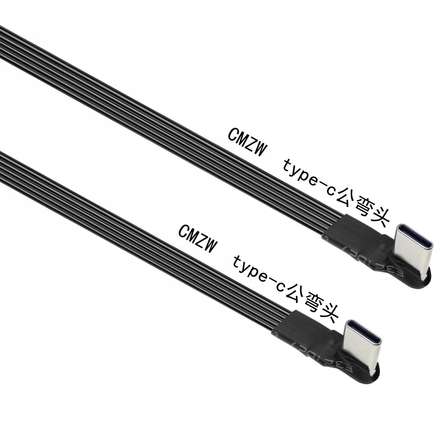 Câble d'extension USB-C vers USB-C 2.0 plat FPC 3 A, 5 à 100 cm 25