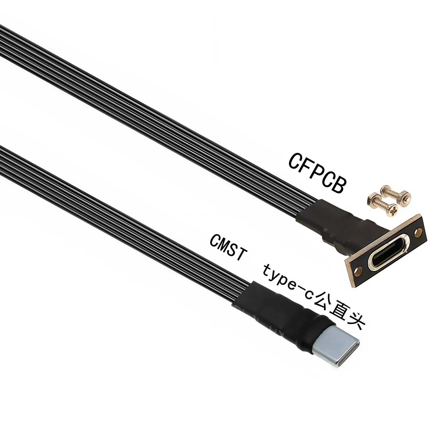 Câble d'extension USB-C vers USB-C 2.0 plat FPC 3 A, 5 à 100 cm 23