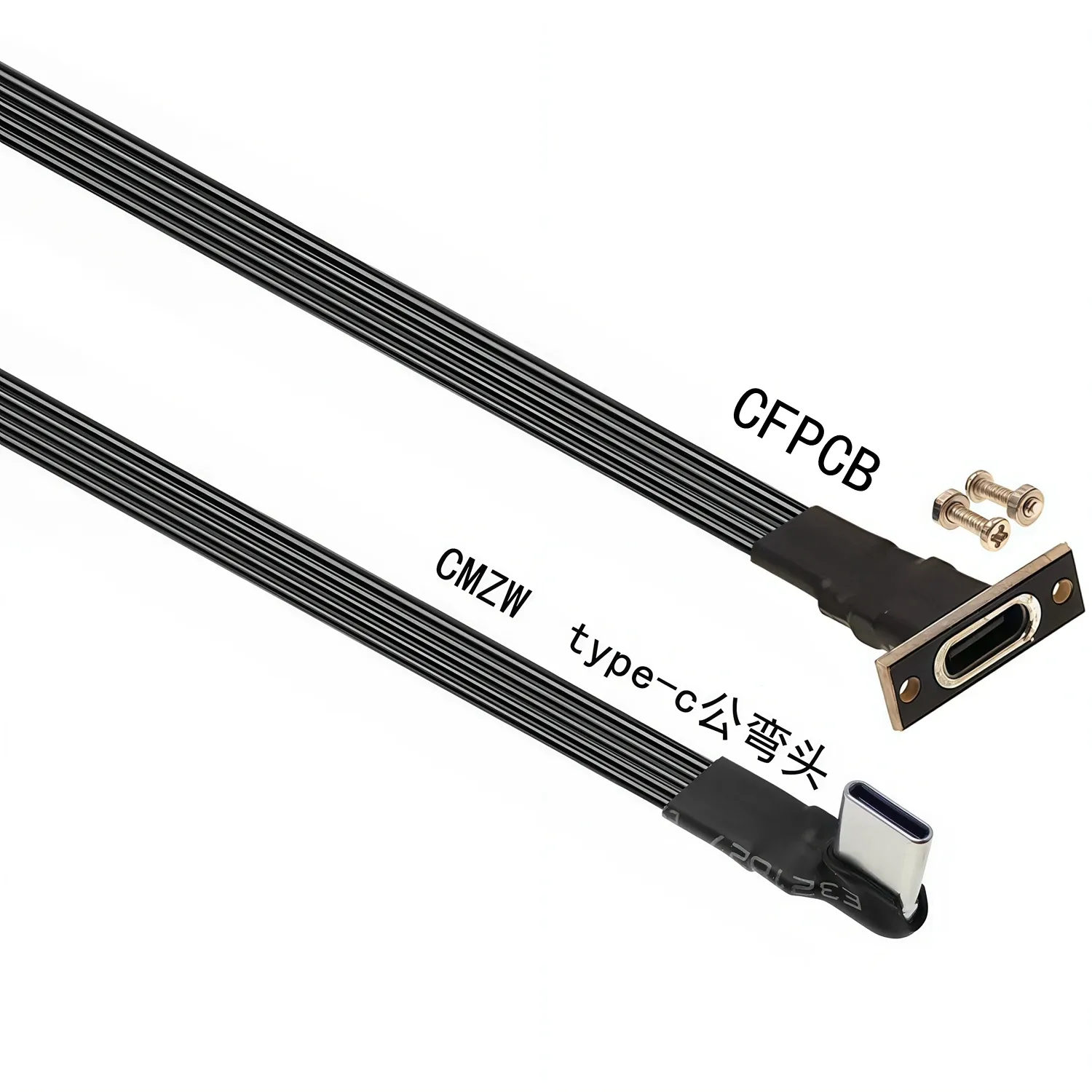 Câble d'extension USB-C vers USB-C 2.0 plat FPC 3 A, 5 à 100 cm 21