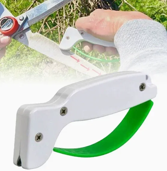 Aiguiseur de couteaux portable en PVC, outil manuel compact pour couteaux et haches, idéal pour le camping