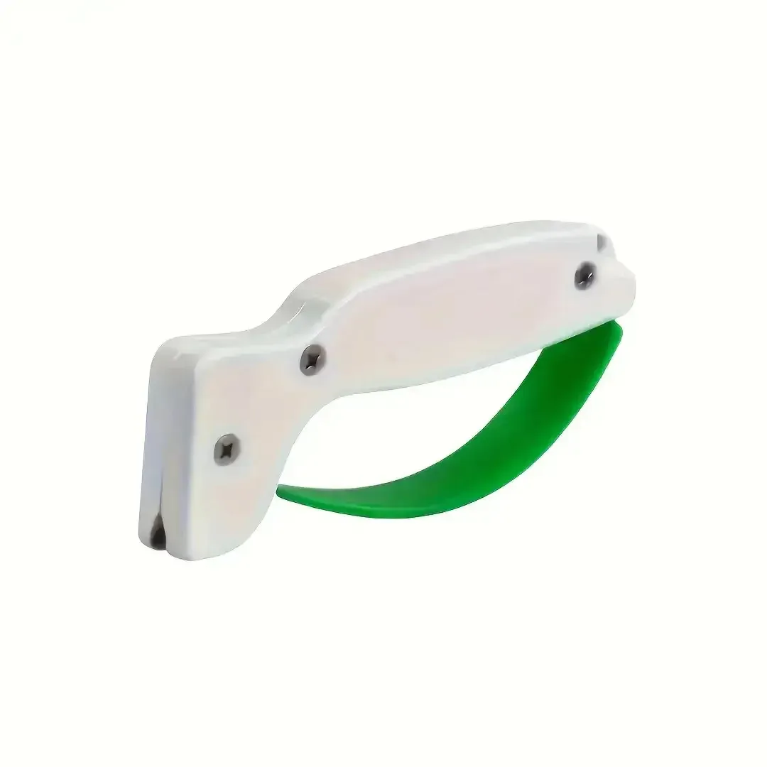 Aiguiseur de couteaux portable en PVC, outil manuel compact pour couteaux et haches, idéal pour le camping 3