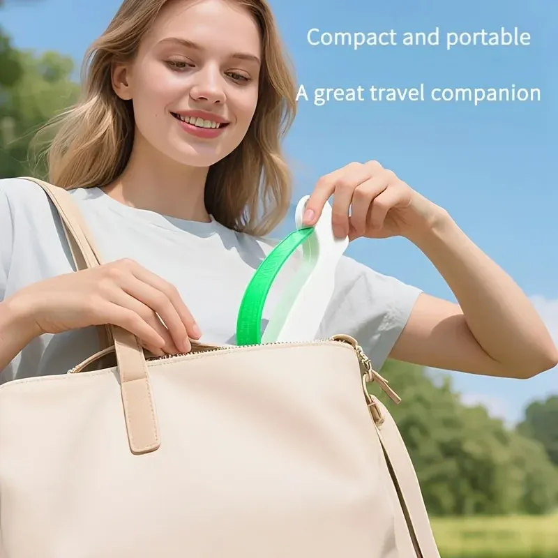 Aiguiseur de couteaux portable en PVC, outil manuel compact pour couteaux et haches, idéal pour le camping 4