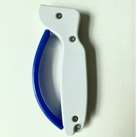 Aiguiseur de couteaux portable en PVC, outil manuel compact pour couteaux et haches, idéal pour le camping 8