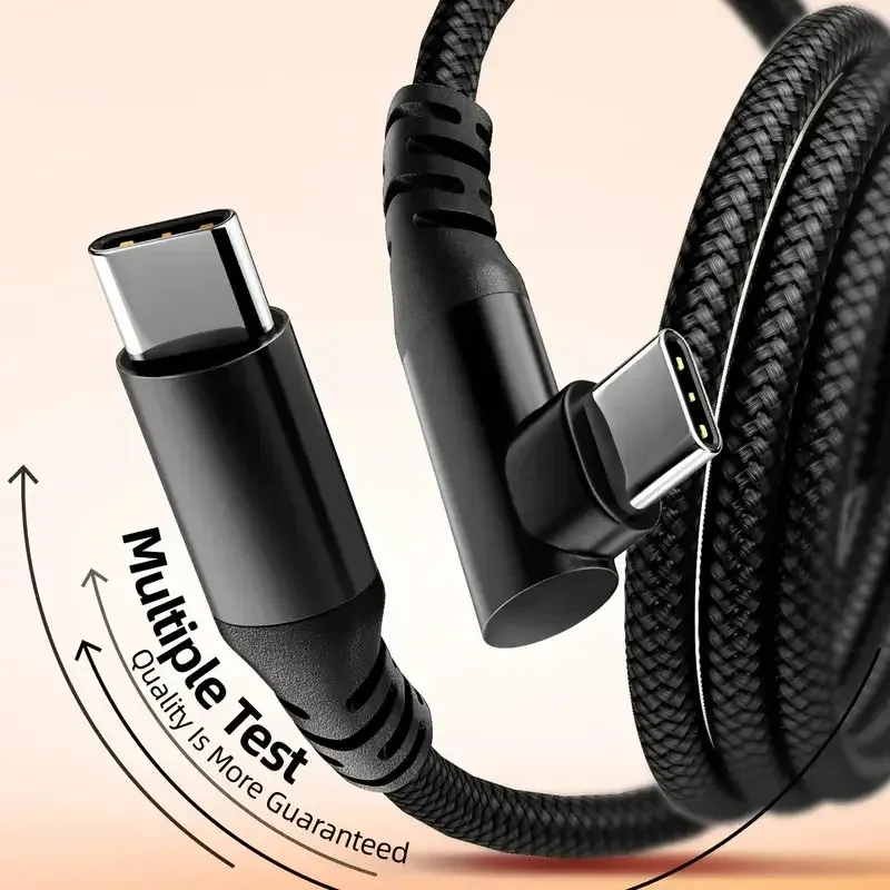 Câble de charge rapide USB-C PD 60 W, 1 m, 2 m, 3 m, 10 pieds, avec transfert de données, compatible iPhone 15, 15 Plus, 15 Pro Max 5